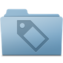 Tag Folder Blue icon